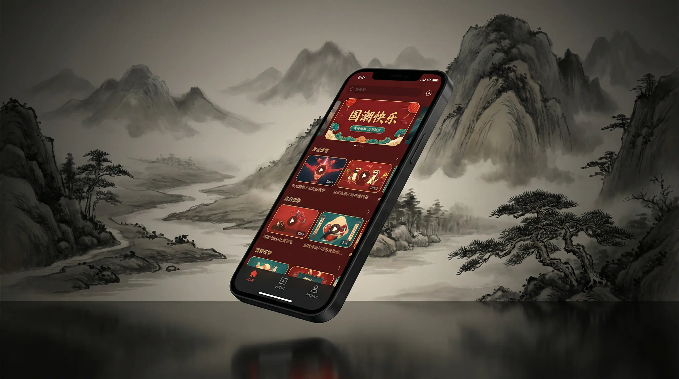 成本人网站 移动端APP界面展示
